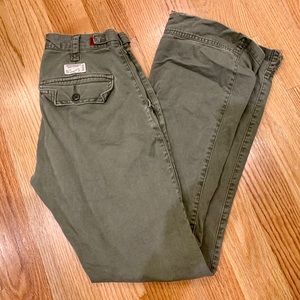 Abercrombie & Fitch Khaki Green Pants Size 0